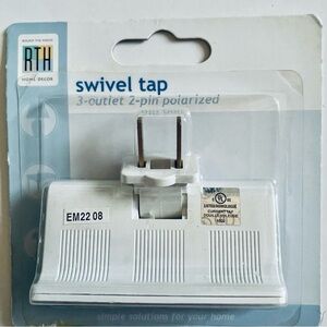 Swivel Tap 3 outlet 2-pin polarized
Electrical Plug